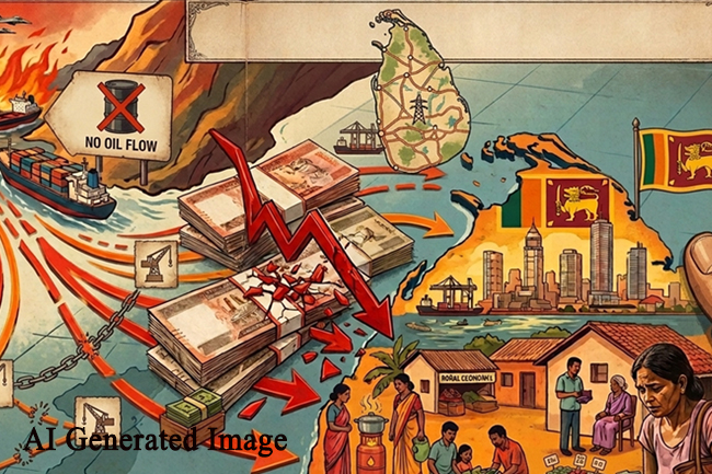 මැදපෙරදිග යුද්ධය හමුවේ මෙරට ආර්ථිකය ගැන ආසියානු සංවර්ධන බැංකුවෙන් අනාවරණ‍යක් 