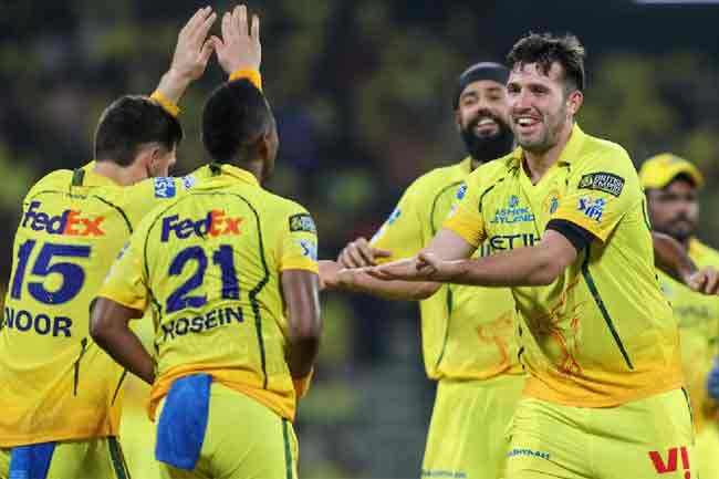 චෙන්නායි සුපර් කිංග්ස් කණ්ඩායමට ලකුණු 23ක ජයක් 