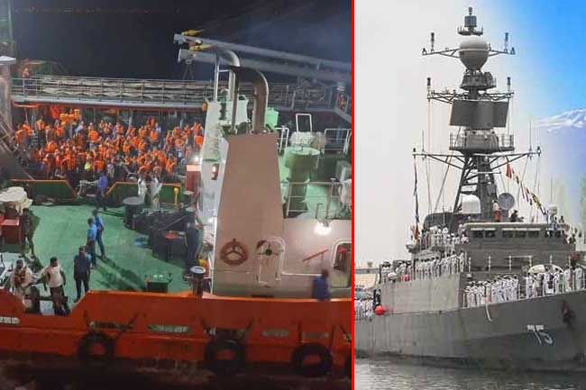 මෙරට රැඳී සිටි ඉරාන නාවිකයන් 240 කටුනායක හරහා යළි ඉරානයට