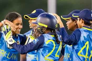 ඔස්ට්‍රේලියාවට එරෙහිව ශ්‍රී ලංකා යොවුන් ක්‍රීඩිකාවන්ට තියුණු ජයක්