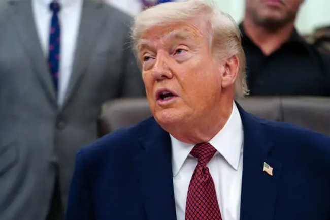 බියගන්වා යටත් කරගැනීමට කිසිදු ඉඩක් නෑ- ජනපති ට්‍රම්ප්