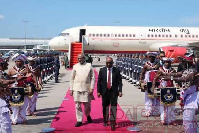 ඉන්දීය උප ජනපති දිවයිනට