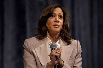 ඊශ්‍රායලය විසින් අමෙරිකාව යුද්ධයට ඇද දැමූ බවට කමලා හැරිස්ගෙන් චෝදනාවක්