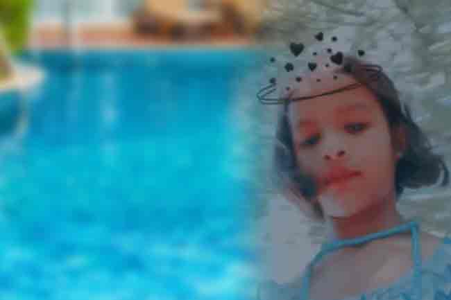 පවුලේ අවුරුදු උත්සවයකට සහභාගී වූ සිඟිත්තිය ජල තටාකයකට වැටී මරුට