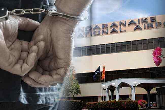 කුෂ් මත්ද්‍රව්‍ය සමග ඉන්දීය ජාතිකයෙකු කටුනායක දී අල්ලයි