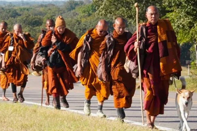 සාම පාගමනේ ගමන් මග