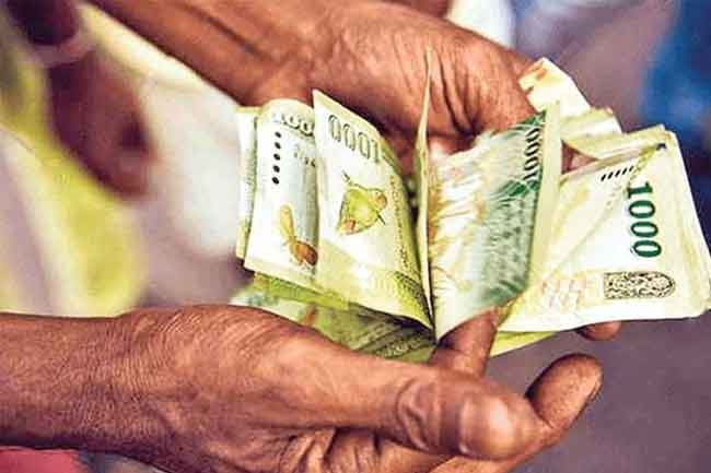 අප්‍රේල් මස අස්වැසුම දීමනාව හෙට බැංකු ගිණුම් වෙත