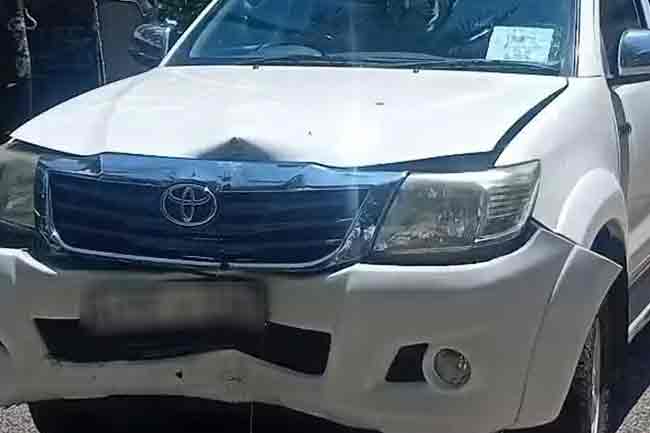 අධ්‍යාපන නියෝජ්‍ය ඇමතිගේ කැබ් රථය හැප්පෙයි 