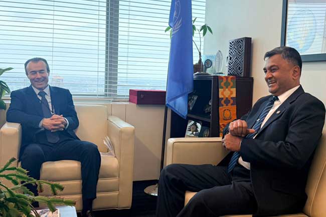 ආරක්‍ෂක ලේකම්, UN සහකාර මහලේකම් නිව්යොර්ක් හිදී හමුවෙයි