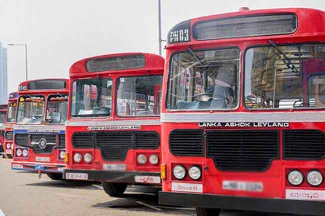 බාධා වූ මුහුදුබඩ දුම්රිය ධාවනයට විකල්ප ලෙස ලංගම බස් රථ