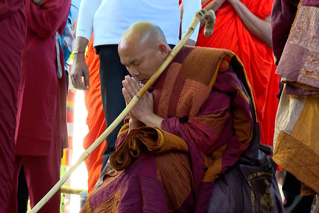 සාම පාද යාත්‍රාවේ සිව්වන දිනය අද..