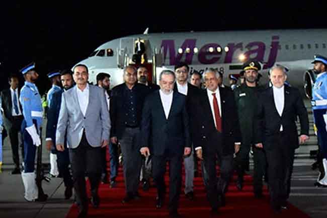 ඉරාන විදේශ ඇමති ඉස්ලාමාබාද් නුවරට