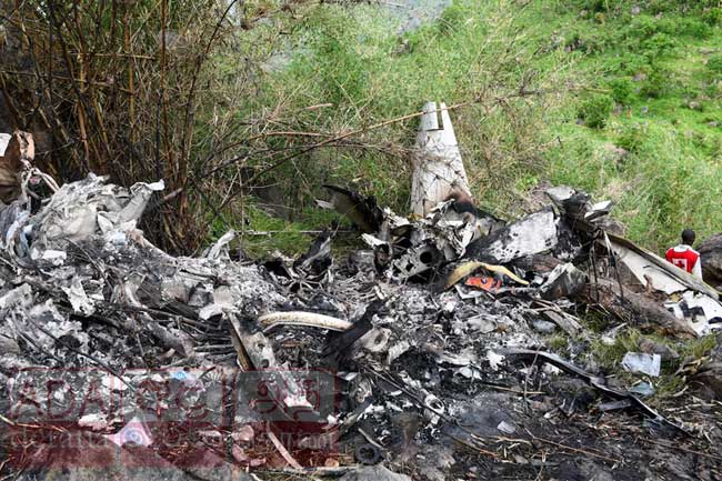 දකුණු සුඩානයේ මාරක ගුවන් අනතුරක් - 14ක් මරුට