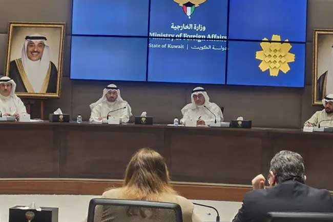 කුවේට් බලධාරීන් සහ යුරෝපා සංගම් තානාපතිවරුන් අතර විශේෂ සාකච්ඡාවක් 