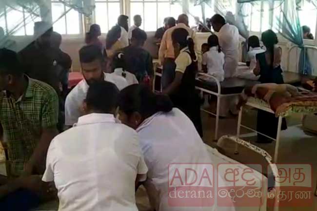 බස් අනතුරින් තුවාල ලැබූ සිසුන් දසදෙනෙකුට බරපතළයි