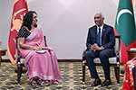 අග්‍රමාත්‍ය හරිනි සහ මාලදිවයින් ජනාධිපති අතර හමුවක් 