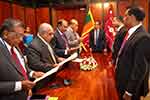 විගණන සේවා කොමිෂන් සභාවේ‍ නව සාමාජිකයන් රහස්‍යතාව පිළිබඳ දිවුරුම ලබා දෙති