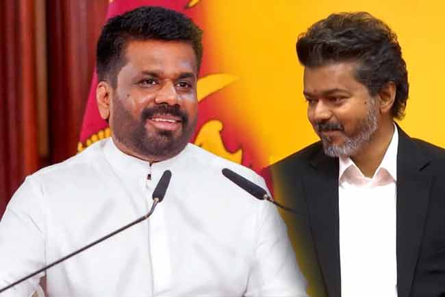 තමිල්නාඩු නව මහ ඇමති විජේට ජනපති අනුරගෙන් සුබ පැතුම් 