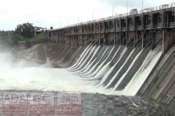 රාජාංගනය ජලාශයේ වාන් දොරටු 12ක් විවෘත කෙරේ