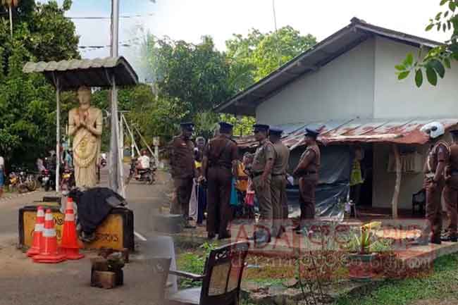 පිළිරුවක් මත හිසක් තැබීමේ අමානුෂික අපරාධයේ සුලමුල හෙළිවෙයි