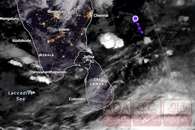 ඉදිරි පැය 36 තුළ පද්ධතිය ශ්‍රී ලංකාවෙන් ඉවතට - අදත් ප්‍රදේශ කිහිපයකට මි.මී 100 ඉක්මවූ වැසි