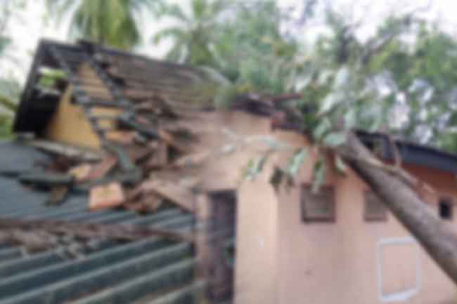 අයහපත් කාලගුණයෙන් නිවාස 88කට අර්ධ හානි