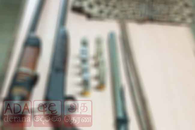 ගිනිඅවි පතරොම් සහ තවත් දෑ සමඟ දෙදෙනෙකු අත්අඩංගුවට