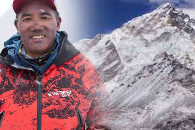 තමන්ගේම ලෝක වාර්තා බිඳ දමමින් 32වන වරටත් එවරස්ට් තරණය කළ කාමි රීට