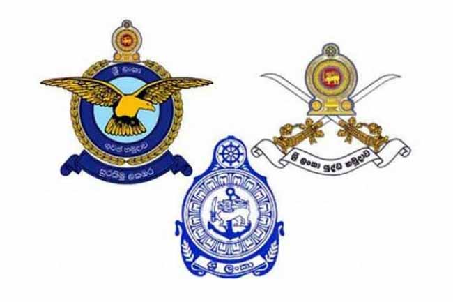 ත්‍රිවිධ හමුදාවේ නිලධාරීන් 5,289කට උසස්වීම් 