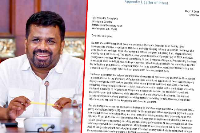 පිරිවැය ආවරණය කෙරෙන විදුලි සහ ඉන්ධන මිලකරණයකට ජනපතිගෙන් IMF වෙත සහතිකයක් 