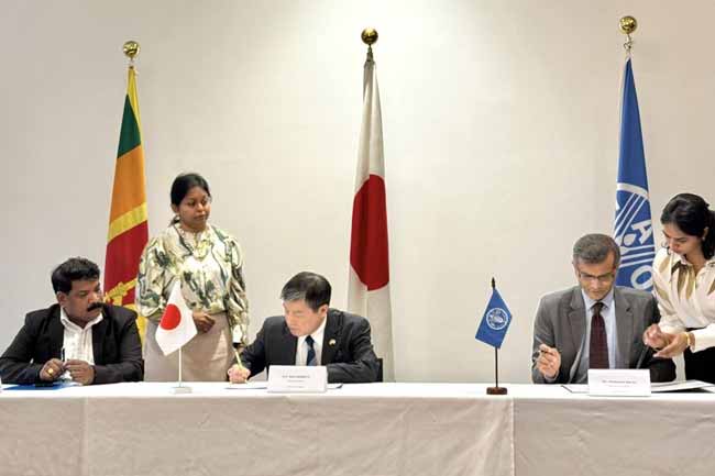 ජපානයෙන් ඩොලර් මිලියන 1.33ක මූල්‍ය ප්‍රදානයක්