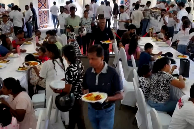 දෙරණ 24 පැයේ මහා බත් දන්සල සාර්ථකව අවසන්