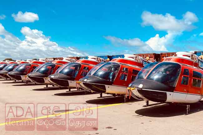 ගුවන් හමුදාවට අමෙරිකාවෙන් ලැබුණ හෙලිකොප්ටර් දිවයිනට ළඟාවෙයි