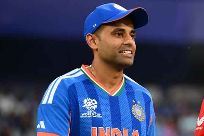 සූර්යකුමාර් ඉන්දීය T20 සංචිතයෙන් ඉවතට