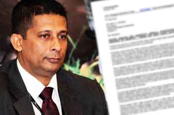 සුරේෂ් සලේගේ නීනි උපදේශකගෙන් CID අධ්‍යක්ෂ ශානි අබේසේකරට ලිපි