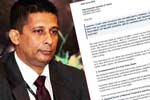කරුණු 10ක් ගැන සලේගේ බිරිඳගෙන් පොලිස්පතිට ලිපියක්