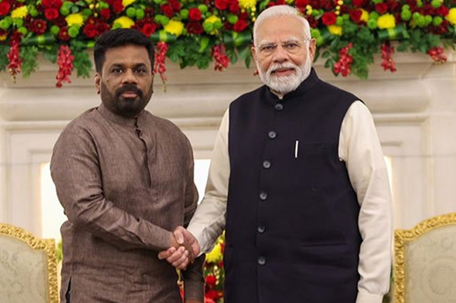 මෝදි ඉතිහාසගත වෙයි - ජනපති අනුරගෙන් සුබ පැතුම්