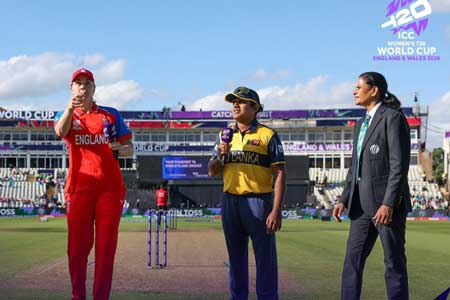 T20 කාන්තා ලෝක කුසලානය -  ශ්‍රී ලංකාව පළමුව පන්දු යැවීමට තීරණය කරයි