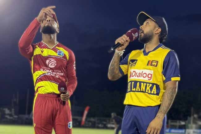 කාසියේ වාසිය දිනූ කොදෙව් කණ්ඩායම ප්‍රථමයෙන් පන්දු යවන්න තීරණය කරයි 
