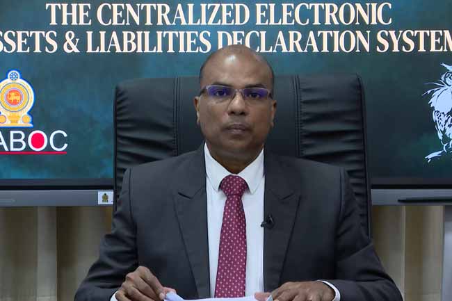 වත්කම් බැරකම් ප්‍රකාශ නොදුන්නොත් නඩු පවරන බව අල්ලස් කොමිසම කියයි 