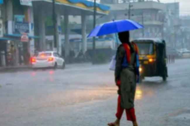 ප්‍රදේශ කිහිපයකට අද වැසි වාර කිහිපයක්  