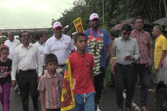 රුමේෂ් තරංගට බණ්ඩාරගම ප්‍රාදේශීය සභාවෙන් ඉහළ පිළිගැනීමක් 