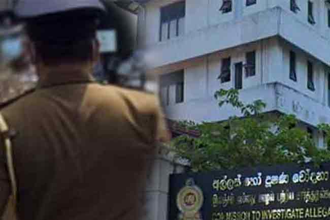 කළුතර විශේෂ අපරාධ විමර්ශන ඒකකයේ පොලිස් පරීක්ෂකවරයෙකු අල්ලස් දැලේ