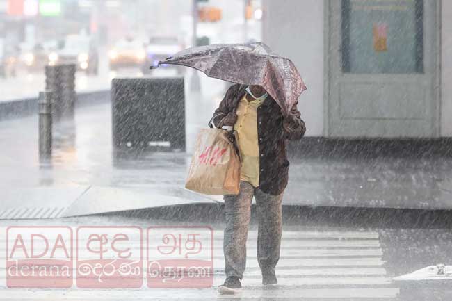 ප්‍රදේශ කිහිපයකට සවස 2න් පසු ගිගුරුම් සහිත වැසි