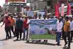 ගොවි විරෝධයක් හේතුවෙන් A9 මාර්ගය  දැමෙයි