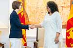 ධුර කාලය අවසන් කරන ස්විට්සර්ලන්ත තානාපතිවරිය සහ අග්‍රාමාත්‍යවරිය අතර හමුවක් 