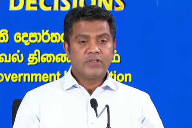 කැබිනට් තීරණ මෙතැනින්