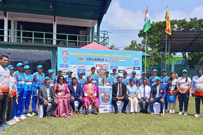 ශ්‍රව්‍යාබාධිත කාන්තා T20 ක්‍රිකට් තරගාවලියේ පළමු තරගයේ ජය ඉන්දියාවට