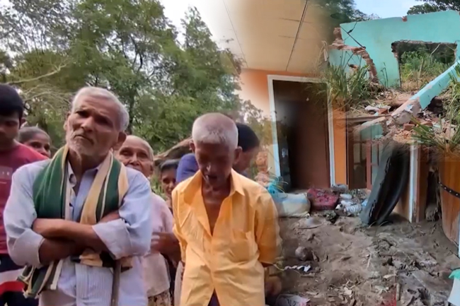 දිට්වා නිසා තවමත් හිසට සෙවණක් නැති උල්පතගම වැසියන්