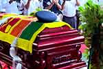 හිටපු පොලිස්පති සී.ඩී. වික්‍රමරත්නගේ අවසන් කටයුතු සිදු කෙරේ 